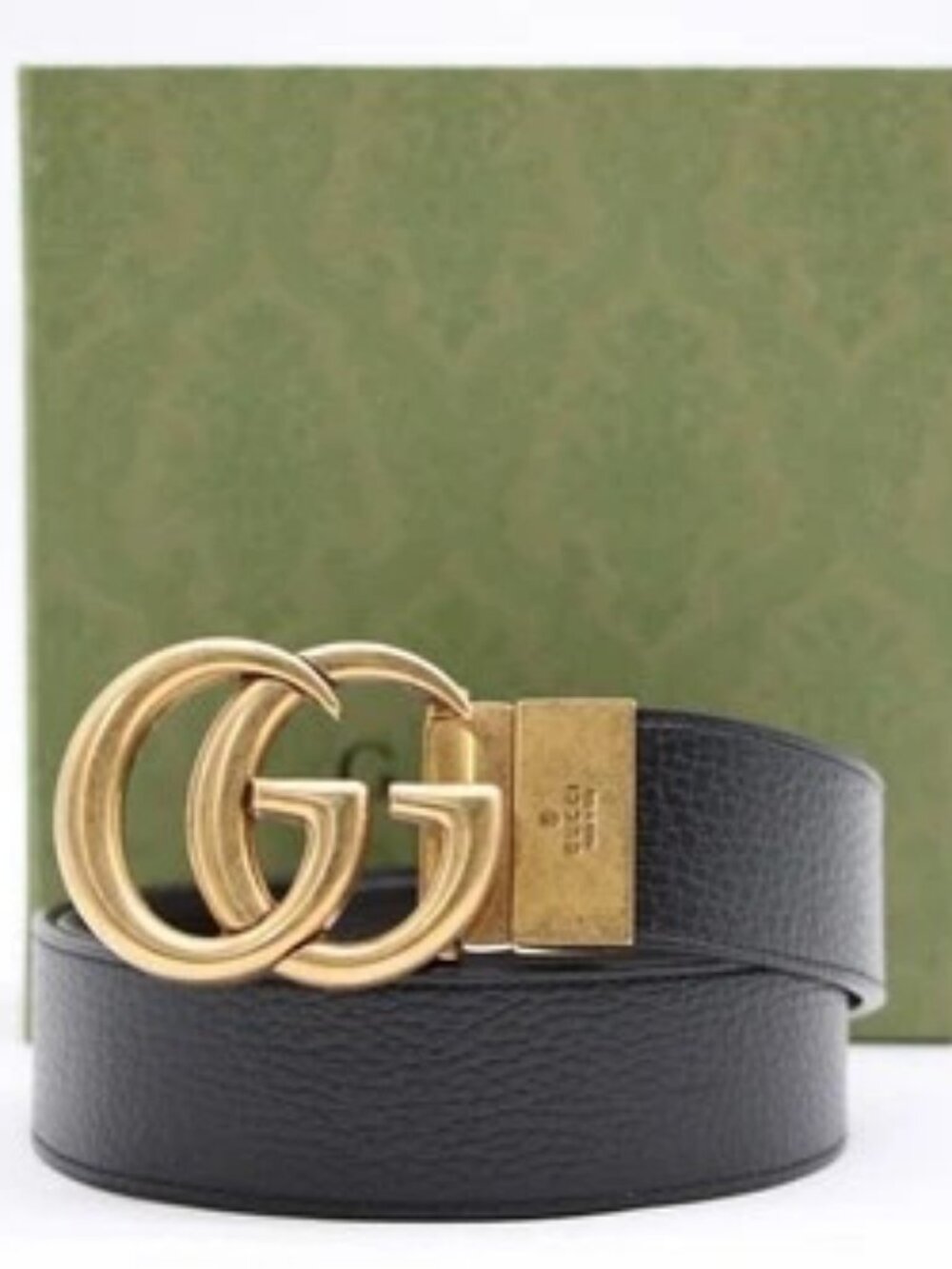 Gucci Interlocking GG buckle Reversible Belt In Black/Brown Size 100/40